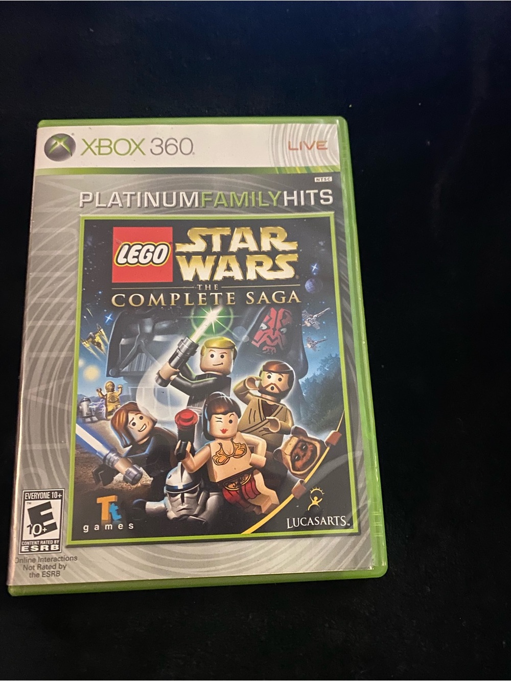 Microsoft Xbox 360 LEGO Star Wars Game - Green Case